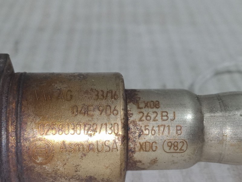 Recambio de sonda lambda para volkswagen polo v (6r1, 6c1) 1.2 tsi 16v referencia OEM IAM 04E906262BJ.0258030129/130656171B   Recambio de sonda lambda para volkswagen polo v (6r1, 6c1) 1.2 tsi 16v referencia OEM IAM 04E906262BJ.0258030129/130656171B