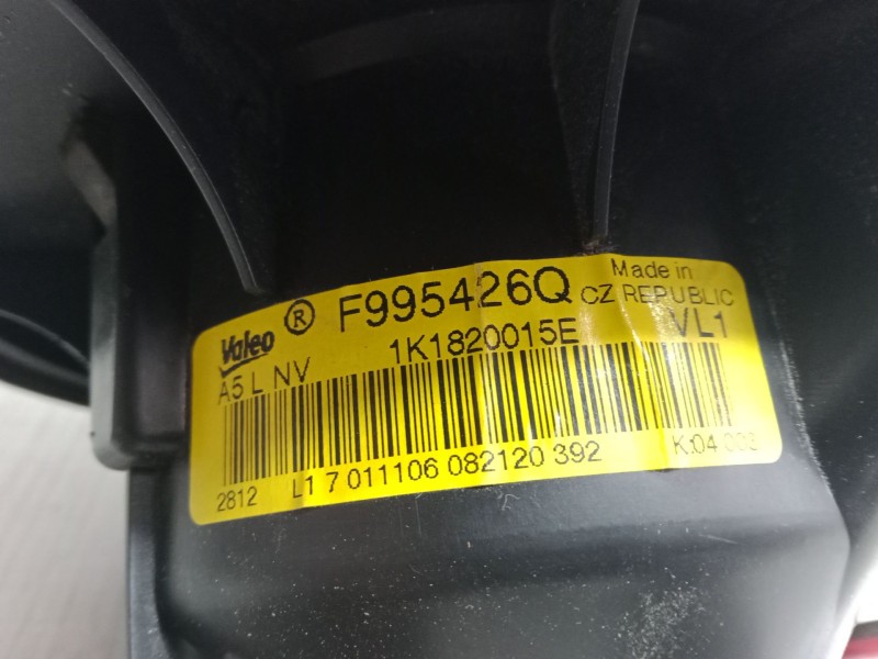 Recambio de motor calefaccion para audi a3 sportback (8pa) 1.6 fsi referencia OEM IAM   