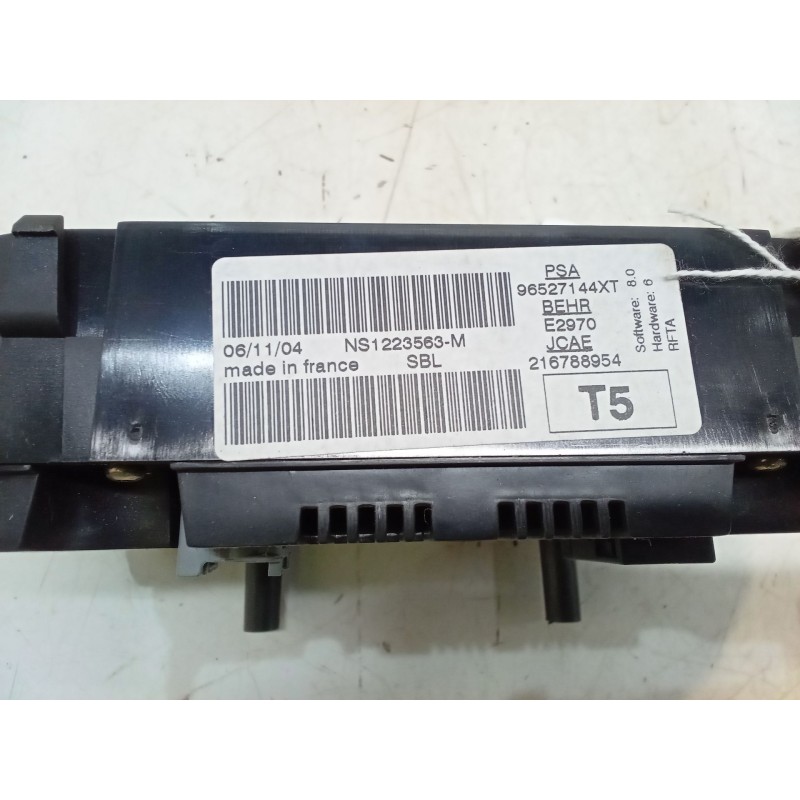Recambio de mando climatizador para peugeot 307 (3a/c) 2.0 hdi 90 referencia OEM IAM 96527144XT E2970 216788954