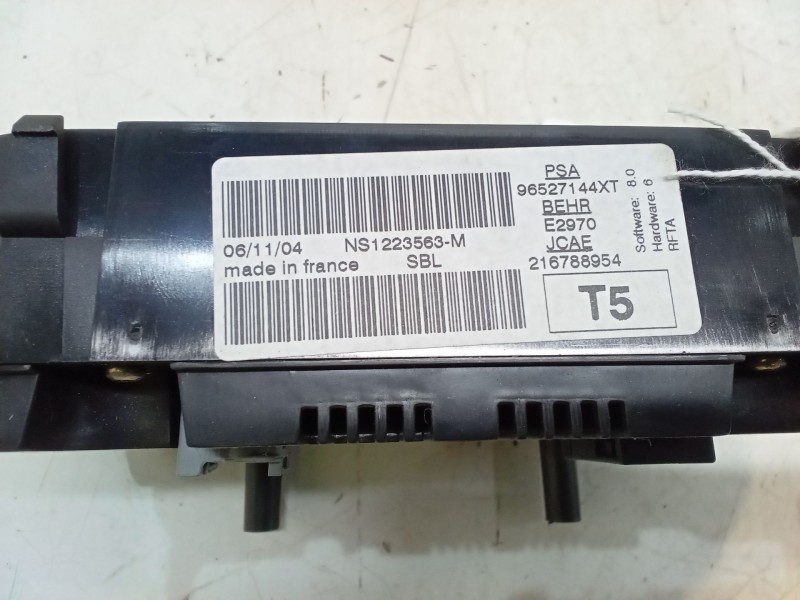Recambio de mando climatizador para peugeot 307 (3a/c) 2.0 hdi 90 referencia OEM IAM 96527144XT E2970 216788954