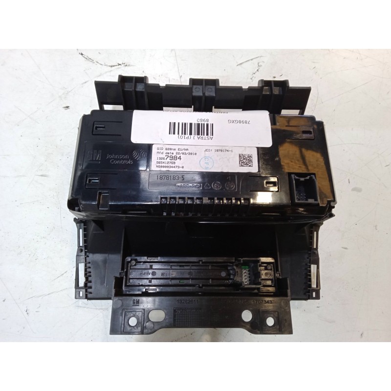 Recambio de pantalla interior reloj para opel astra j (p10) 1.7 cdti (68) referencia OEM IAM JCI18781741 565412769 13267984