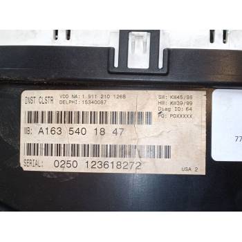 CUADRO INSTRUMENTOS A1635401847 