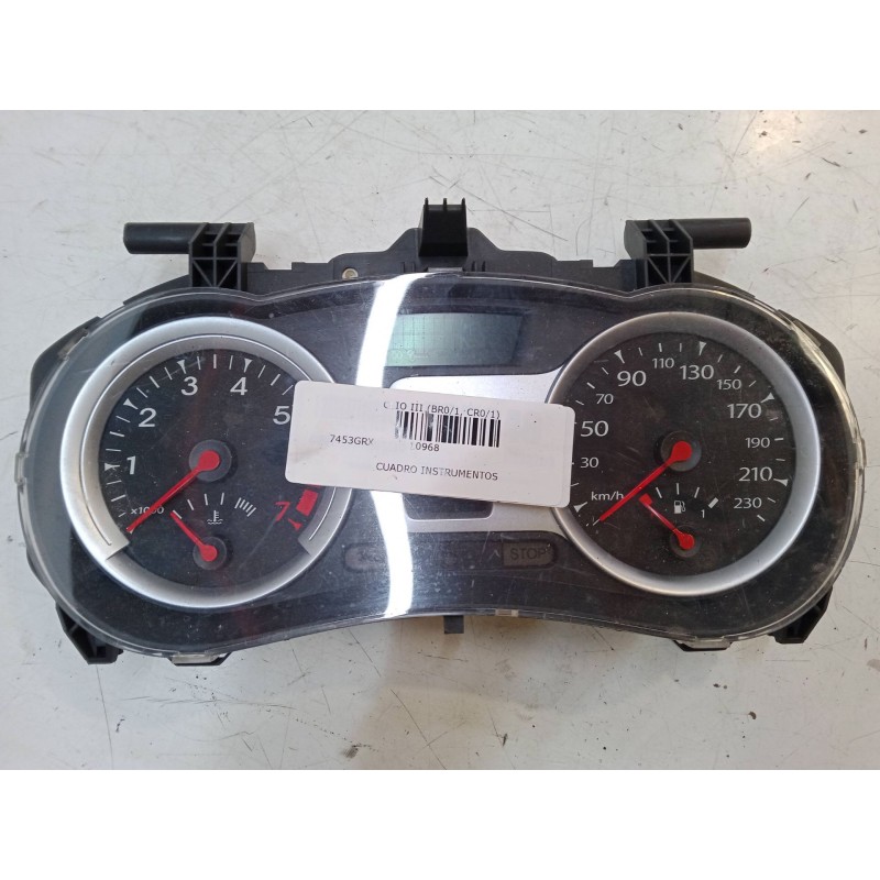 Recambio de cuadro instrumentos para renault clio iii (br0/1, cr0/1) 1.2 16v (br02, br0j, br11, cr02, cr0j, cr11) referencia OEM