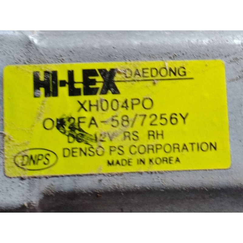 Recambio de elevalunas electrico trasero derecho para kia carens ii monospace (fj) 2.0 crdi referencia OEM IAM XH004PO  