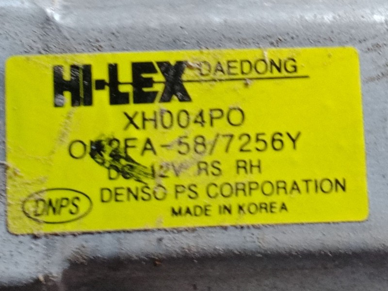 Recambio de elevalunas electrico trasero derecho para kia carens ii monospace (fj) 2.0 crdi referencia OEM IAM XH004PO  