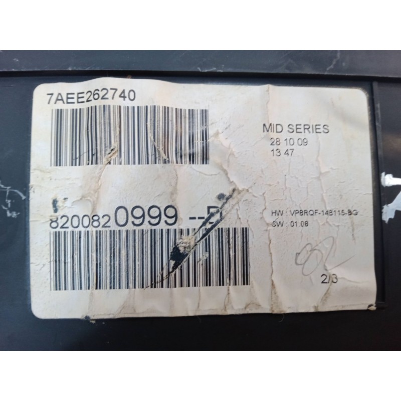 Recambio de cuadro instrumentos para renault clio iii (br0/1, cr0/1) 1.2 16v (br02, br0j, br11, cr02, cr0j, cr11) referencia OEM Recambio de cuadro instrumentos para renault clio iii (br0/1, cr0/1) 1.2 16v (br02, br0j, br11, cr02, cr0j, cr11) referencia OEM