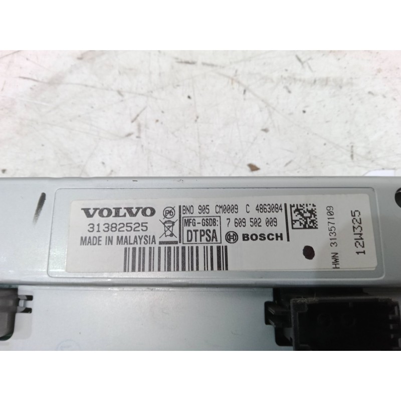 Recambio de pantalla multifuncion para volvo v40 hatchback (525) d2 referencia OEM IAM 31382525  7609502009