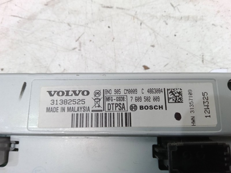 Recambio de pantalla multifuncion para volvo v40 hatchback (525) d2 referencia OEM IAM 31382525  7609502009