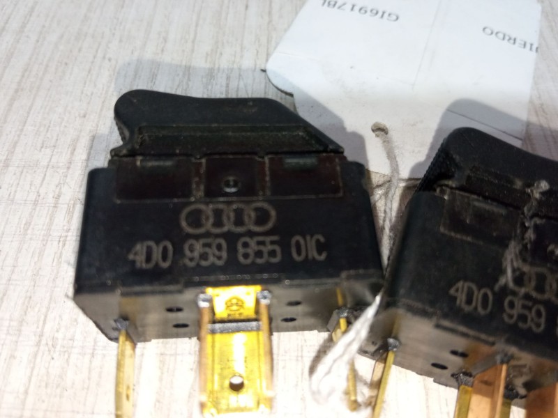 Recambio de mando elevalunas delantero izquierdo para audi a4 b5 (8d2) 1.8 t referencia OEM IAM 4D09598550IC  