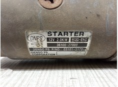 Recambio de motor arranque para kia carens ii monospace (fj) 2.0 crdi referencia OEM IAM 36100-27000  