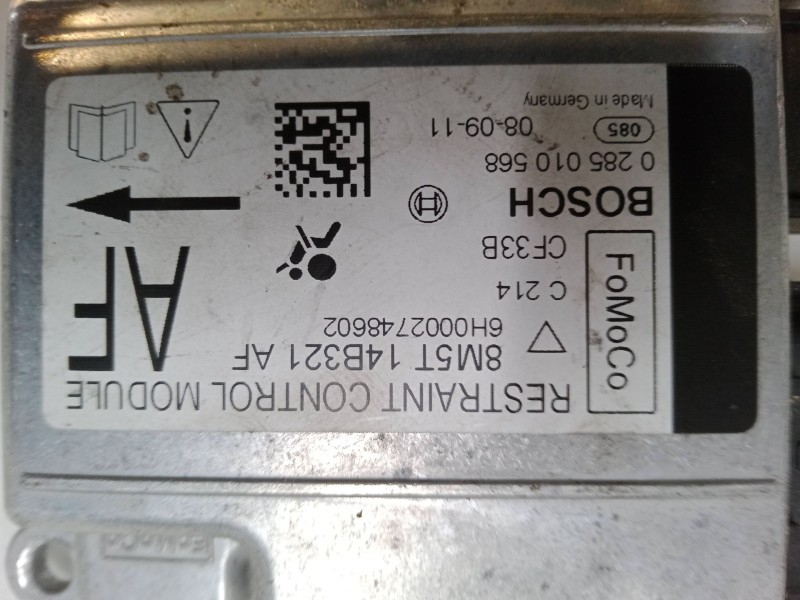 Recambio de centralita airbag para ford c-max (dm2) 1.8 tdci referencia OEM IAM 8M5T14B321AF  285010568