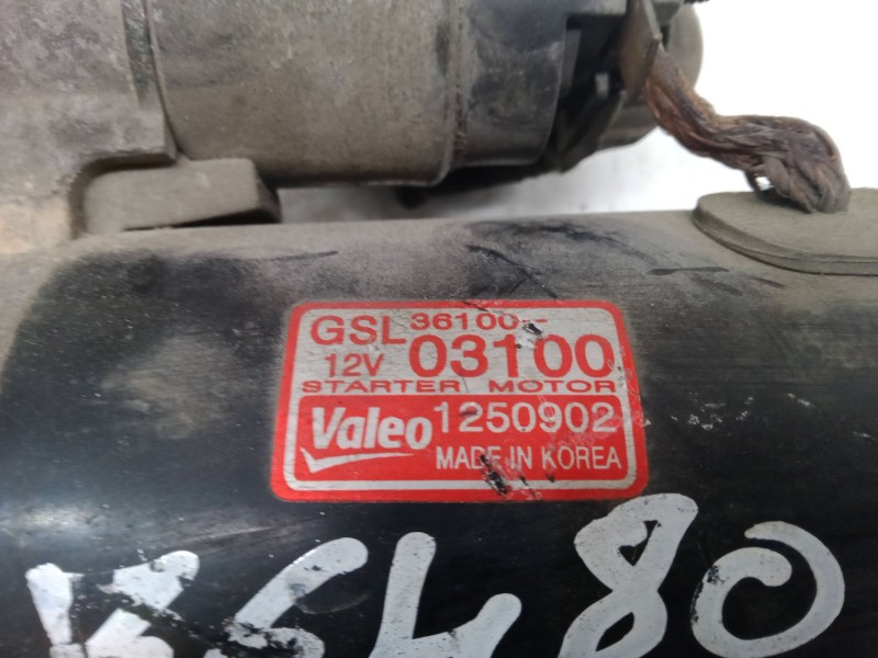 Recambio de motor arranque para hyundai i20 i (pb, pbt) 1.2 referencia OEM IAM 3610003100  1250902
