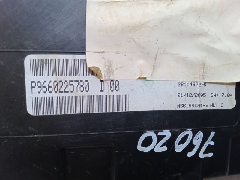 Recambio de cuadro instrumentos para citroën c3 i (fc_, fn_) 1.1 i referencia OEM IAM P9660225780D00  