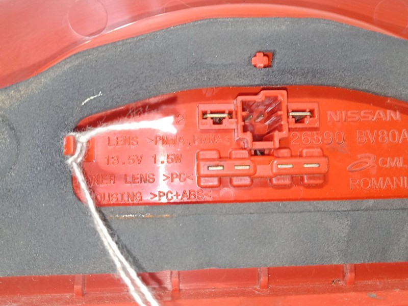 Recambio de luz central de freno para nissan juke (f15) 1.5 dci referencia OEM IAM 26590BV80A  