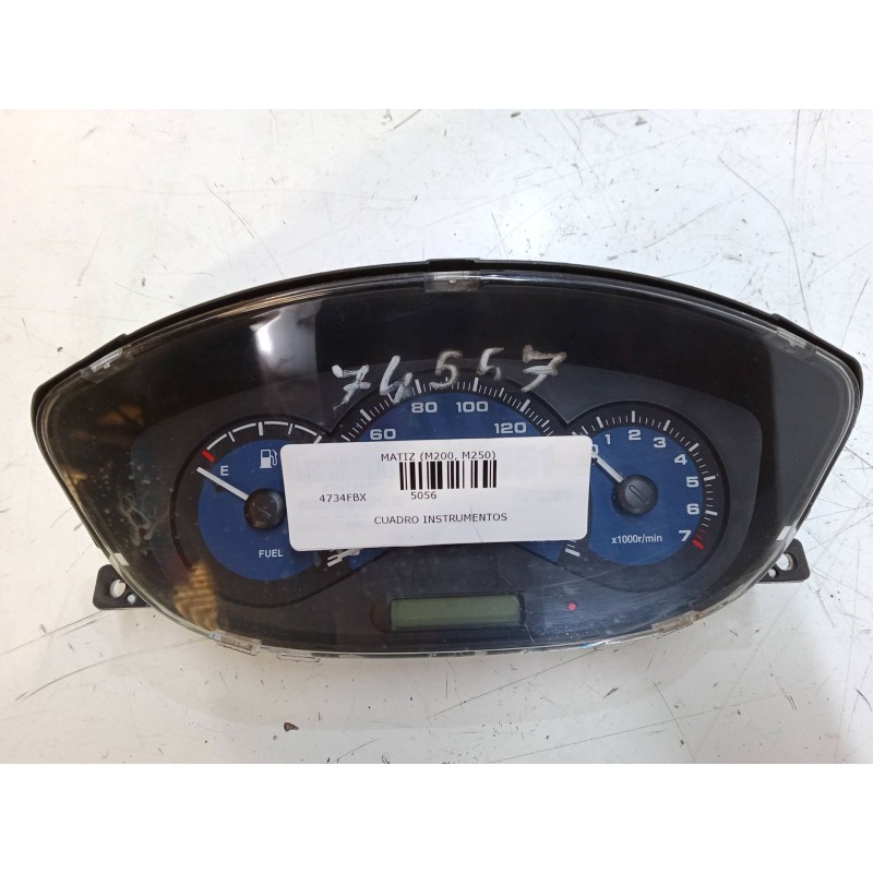 Recambio de cuadro instrumentos para chevrolet matiz (m200, m250) 0.8 referencia OEM IAM 96664161  