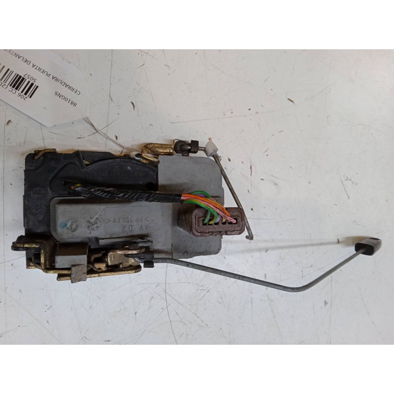 Recambio de cerradura puerta delantera derecha para peugeot 206 cc (2d) 1.6 referencia OEM IAM   