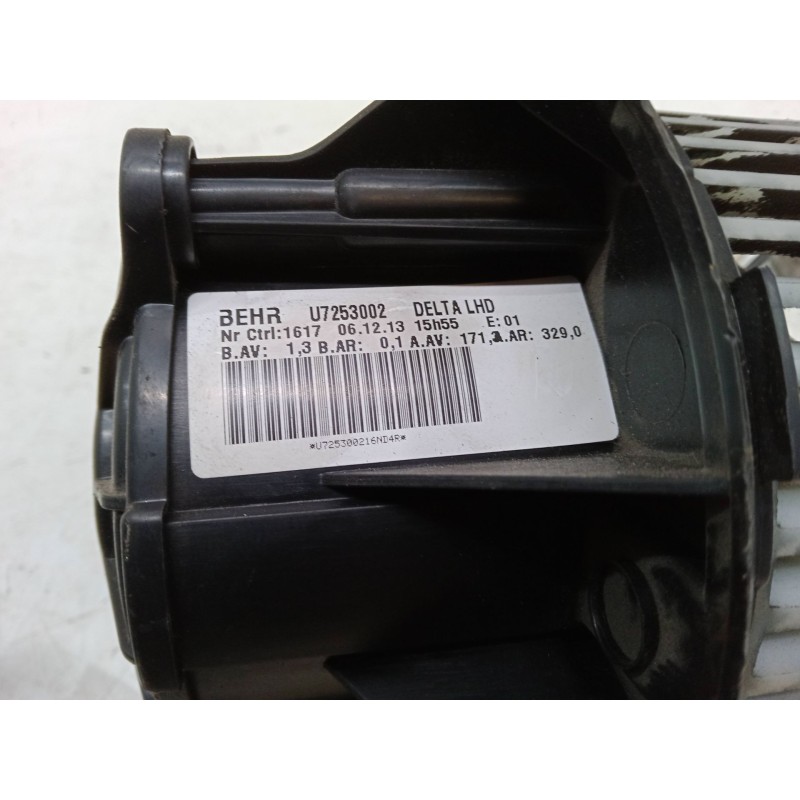 Recambio de motor calefaccion para opel zafira tourer c (p12) 1.4 lpg (75) referencia OEM IAM U7253002  