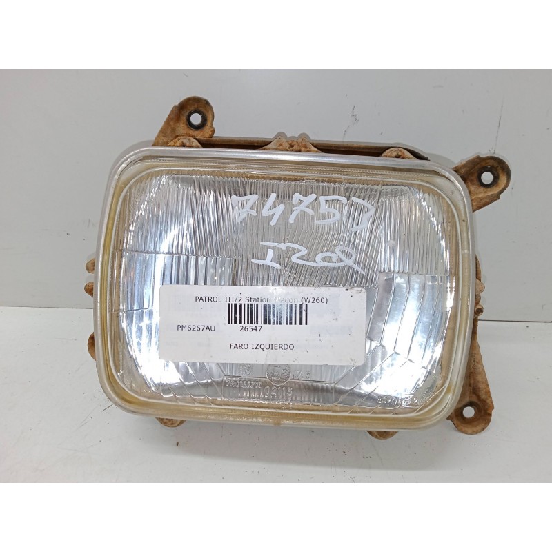 Recambio de faro izquierdo para nissan patrol iii/2 station wagon (w260) 3.2 d referencia OEM IAM   