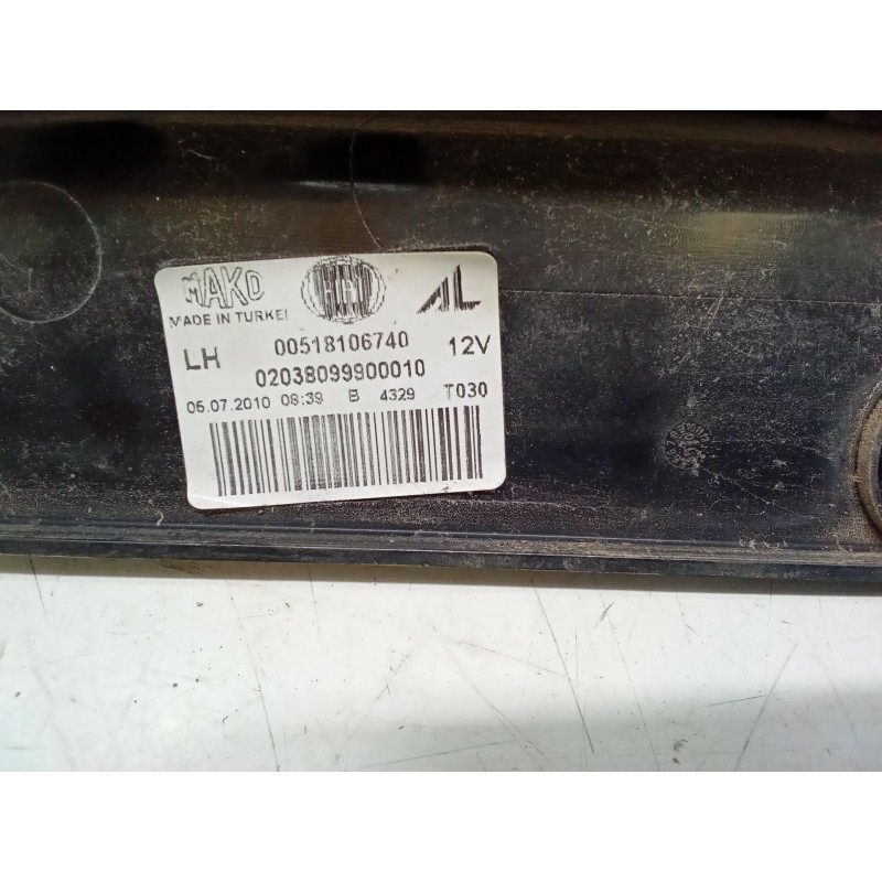 Recambio de piloto trasero izquierdo para fiat doblo cargo (263_) 1.3 d multijet referencia OEM IAM 00518106740  02038099900010