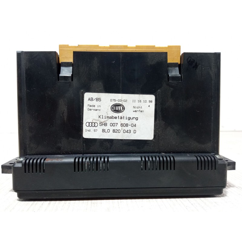 Recambio de mando climatizador para audi a4 b5 (8d2) 1.8 t referencia OEM IAM 5HB007608-04 8L0 820 043 D 