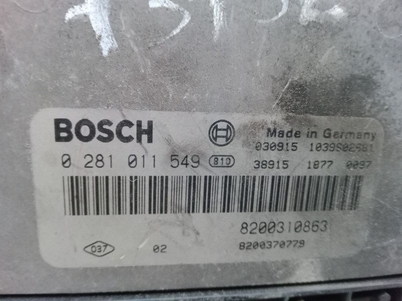 Recambio de centralita motor uce para renault megane ii sedán (lm0/1_) 1.9 dci (lm0g, lm1g, lm2c) referencia OEM IAM 0281011549 