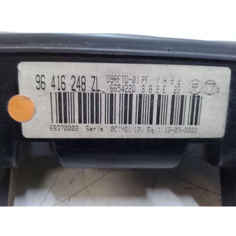 Recambio de mando climatizador para peugeot 406 coupé (8c) 2.2 hdi referencia OEM IAM 96416248ZL 665422Q 69370002 Recambio de mando climatizador para peugeot 406 coupé (8c) 2.2 hdi referencia OEM IAM 96416248ZL 665422Q 69370002