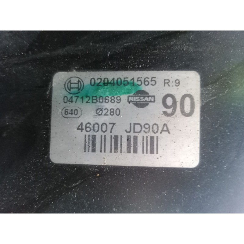 Recambio de servofreno para nissan qashqai / qashqai +2 i (j10, nj10, jj10e) 1.5 dci referencia OEM IAM 0204051565  46007JD90A