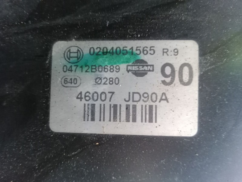 Recambio de servofreno para nissan qashqai / qashqai +2 i (j10, nj10, jj10e) 1.5 dci referencia OEM IAM 0204051565  46007JD90A