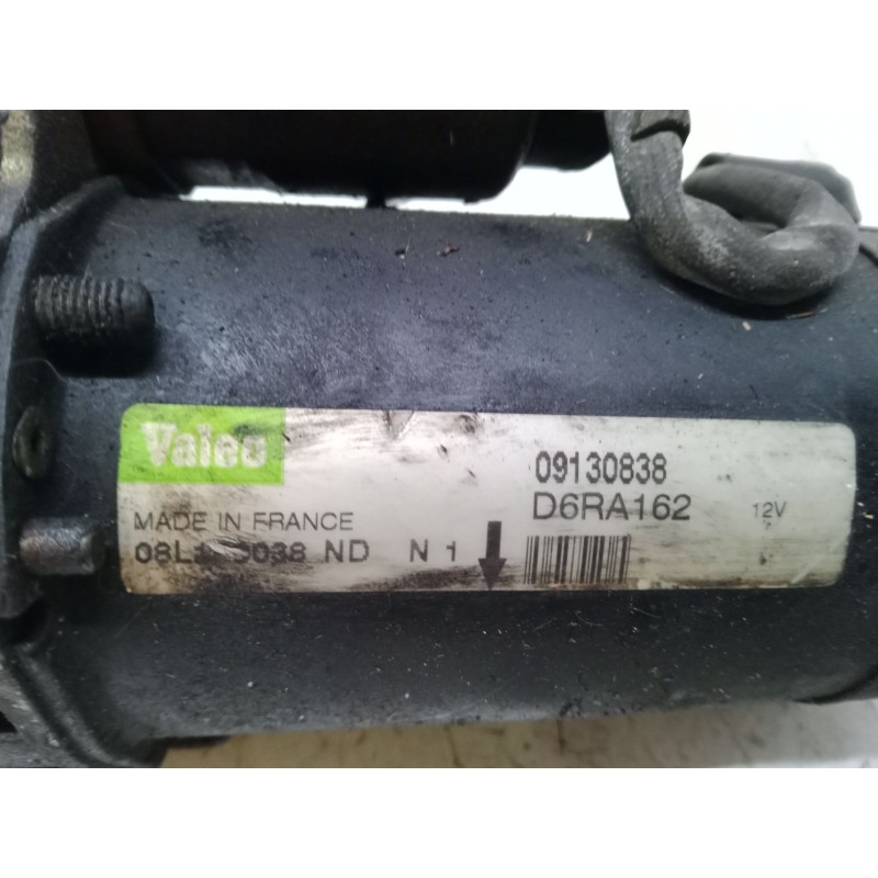 Recambio de motor arranque para opel corsa c (x01) 1.2 (f08, f68) referencia OEM IAM 09130838  D6RA162