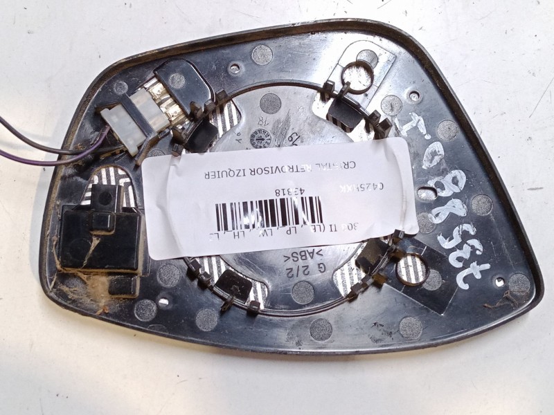 Recambio de cristal retrovisor izquierdo para peugeot 308 ii (lb_, lp_, lw_, lh_, l3_) 1.6 hdi / bluehdi 115 referencia OEM IAM 