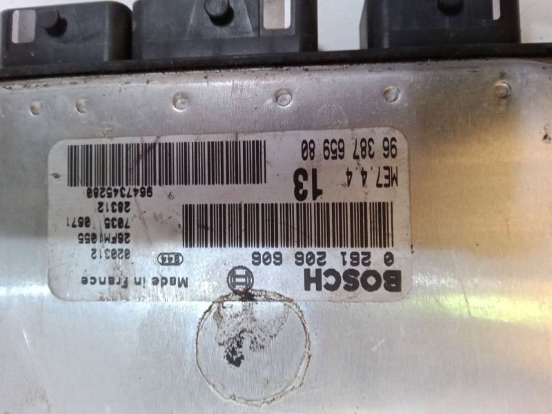 Recambio de centralita motor uce para ford c-max (dm2) 1.8 tdci referencia OEM IAM 9638765980 ME7.4.4 0261206606