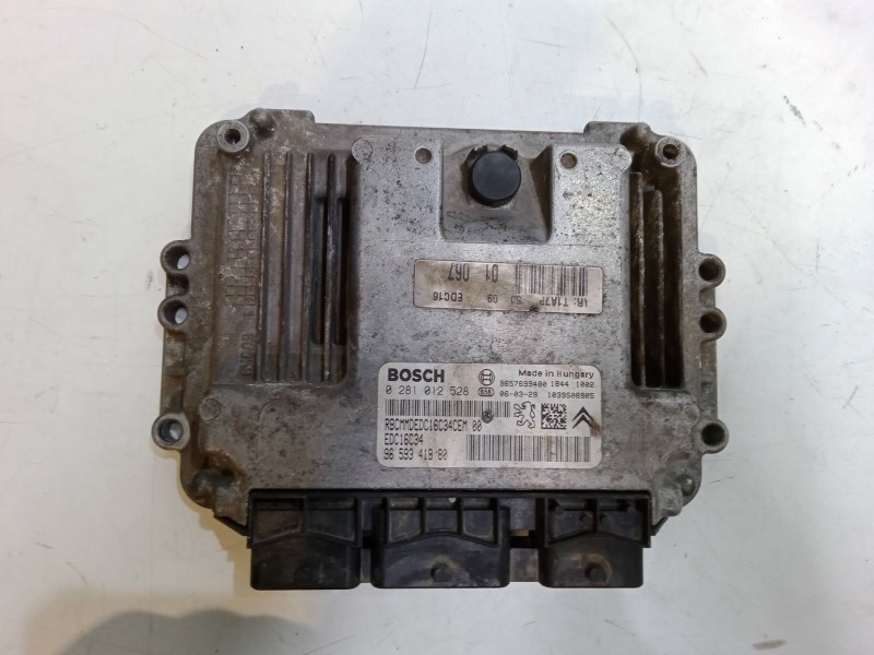 Recambio de centralita motor uce para peugeot 206 hatchback (2a/c) 1.4 hdi eco 70 referencia OEM IAM 9659341880 EDC16C34 0281012