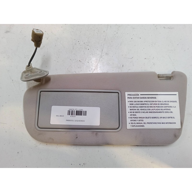 Recambio de parasol izquierdo para hyundai santa fé i (sm) 2.0 crdi referencia OEM IAM   