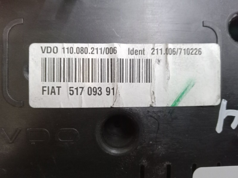 Recambio de cuadro instrumentos para lancia ypsilon (843_) 1.2 (843.axa1a) referencia OEM IAM 51709391  110080211006