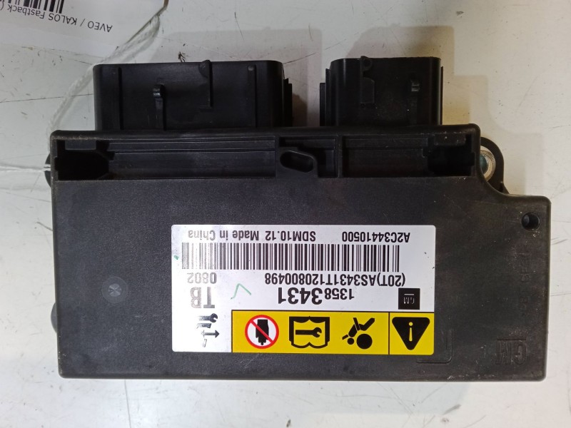 Recambio de centralita airbag para chevrolet aveo / kalos hatchback (t250, t255) 1.4 referencia OEM IAM A2C34410500  13583431 Recambio de centralita airbag para chevrolet aveo / kalos hatchback (t250, t255) 1.4 referencia OEM IAM A2C34410500  13583431