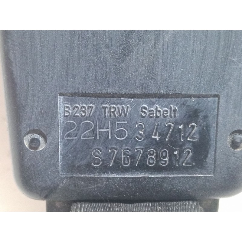 Recambio de anclaje cinturon trasero izquierdo para fiat cinquecento (170_) 0.9 i.e. s (170af, 170cf) referencia OEM IAM 22H5347