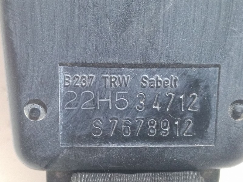 Recambio de anclaje cinturon trasero izquierdo para fiat cinquecento (170_) 0.9 i.e. s (170af, 170cf) referencia OEM IAM 22H5347