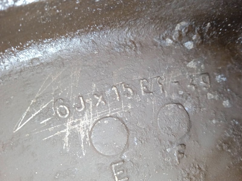 Recambio de llanta alumino 15´´ para opel astra g coupé (t98) 1.6 16v (f07) referencia OEM IAM 6JX15ET49  