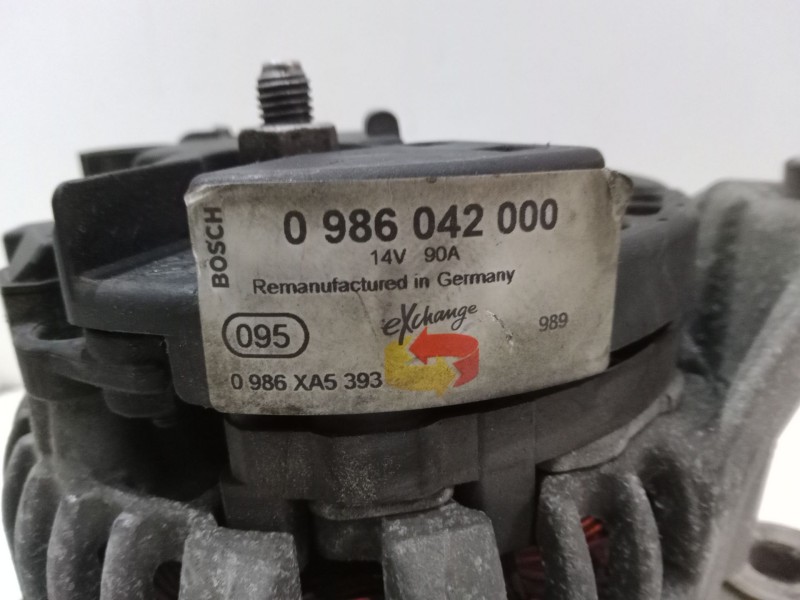 Recambio de alternador para fiat stilo multi wagon (192_) 1.6 16v referencia OEM IAM 0986042000 0 986 XA5 393 