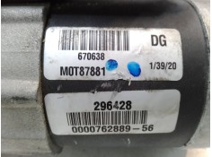 Recambio de motor arranque para dacia sandero 1.5 dci referencia OEM IAM 670638  M0T87881