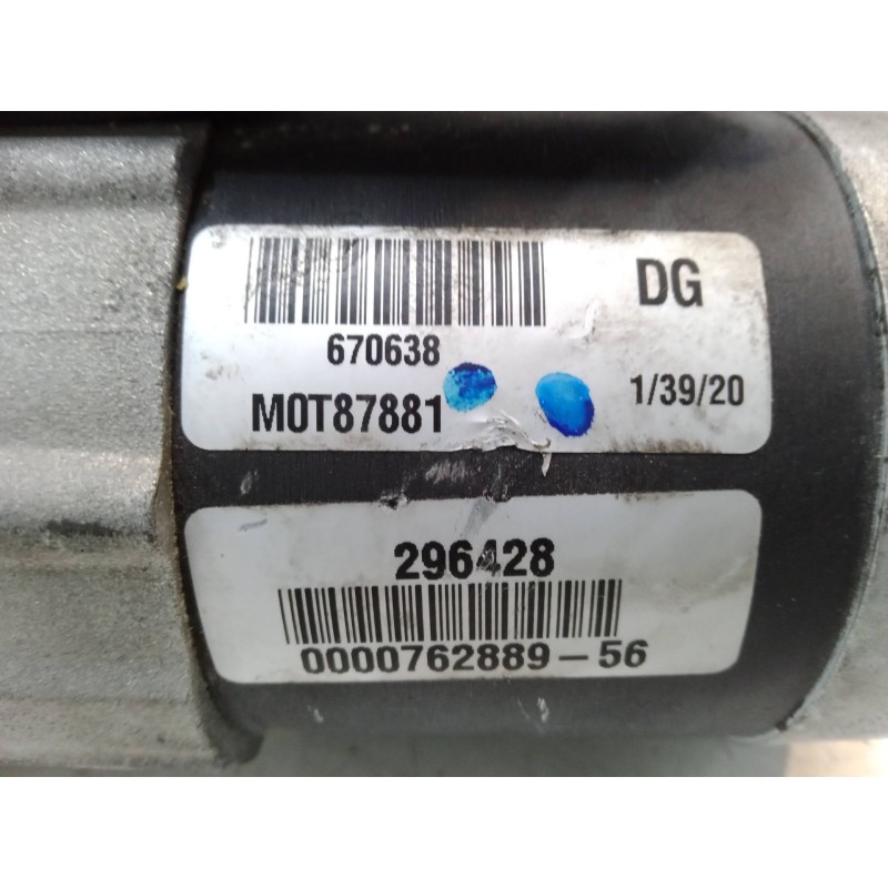 Recambio de motor arranque para dacia sandero 1.5 dci referencia OEM IAM 670638  M0T87881