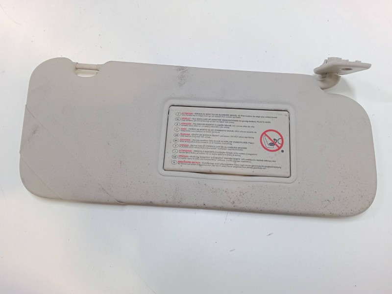 Recambio de parasol derecho para citroën c3 picasso (sh_) 1.4 vti 95 referencia OEM IAM    Recambio de parasol derecho para citroën c3 picasso (sh_) 1.4 vti 95 referencia OEM IAM