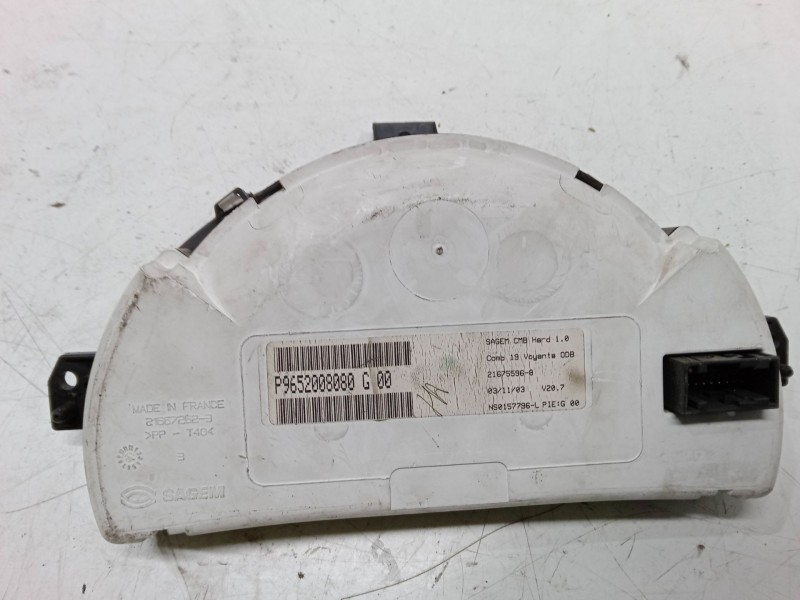 Recambio de cuadro instrumentos para citroën c2 (jm_) 1.6 referencia OEM IAM P9652008080G00  21675596-8