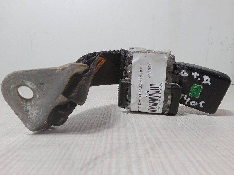 Recambio de anclaje cinturon trasero derecho para daewoo matiz (m100, m150) 0.8 referencia OEM IAM 529624   Recambio de anclaje cinturon trasero derecho para daewoo matiz (m100, m150) 0.8 referencia OEM IAM 529624