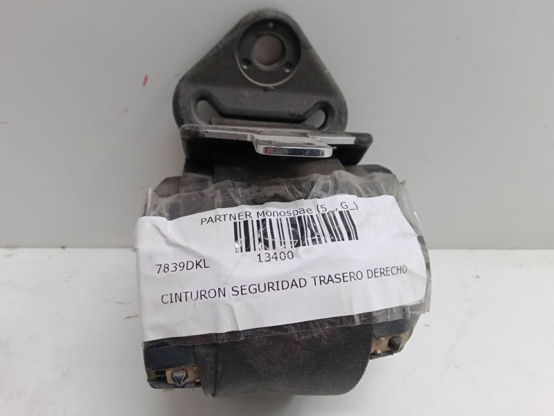 Recambio de cinturon seguridad trasero derecho para peugeot partner monospace (5_, g_) 1.8 referencia OEM IAM   