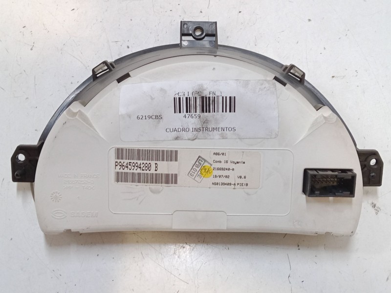 Recambio de cuadro instrumentos para citroën c3 i (fc_, fn_) 1.4 hdi referencia OEM IAM 9645994280B  