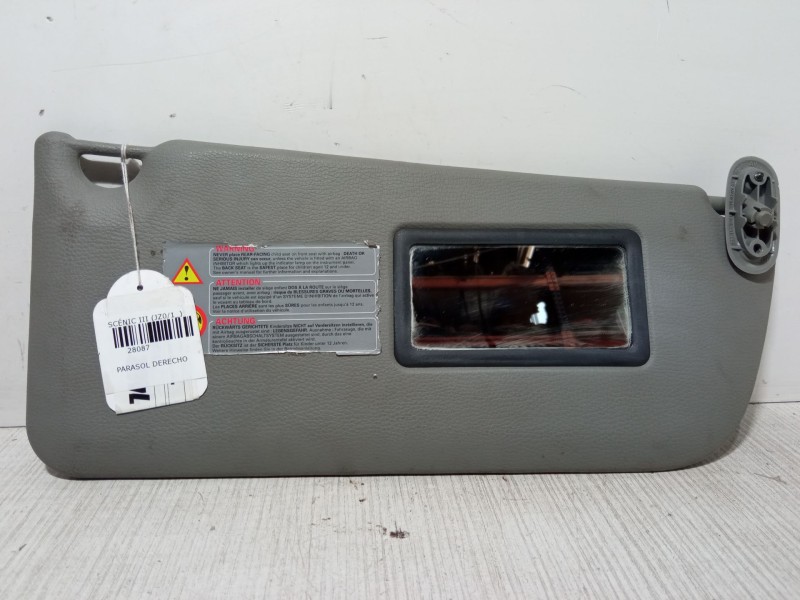 Recambio de parasol derecho para renault scénic iii (jz0/1_) 1.6 16v (jz0u, jz1b) referencia OEM IAM   