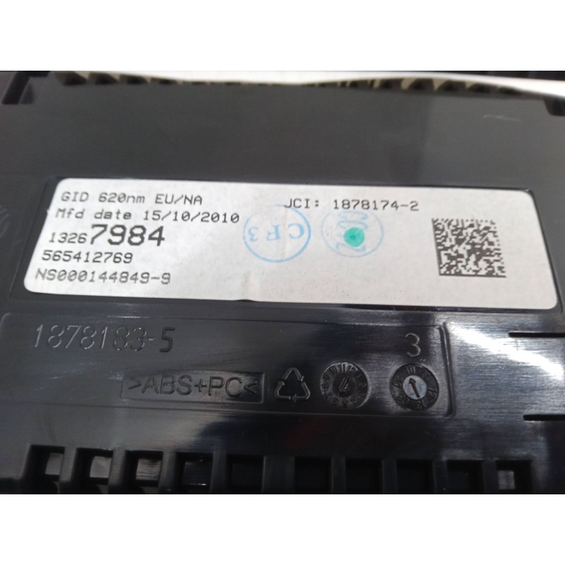 Recambio de pantalla interior reloj para opel astra j (p10) 1.6 (68) referencia OEM IAM 13267984  565412769