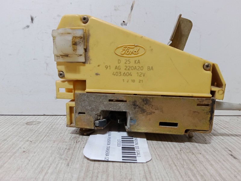 Recambio de cerradura puerta trasera izquierda para ford orion iii (gal) 1.6 referencia OEM IAM   