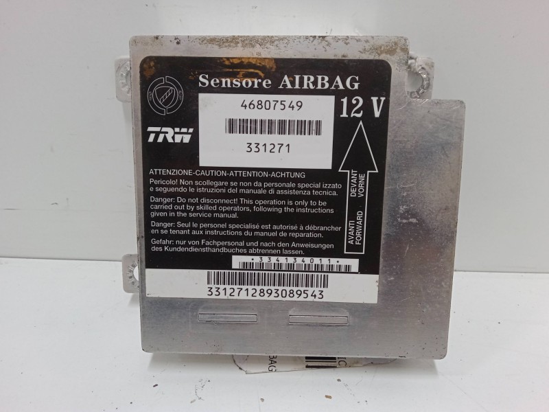 Recambio de centralita airbag para fiat panda / panda classic (169_) 1.1 (169.axa1a) referencia OEM IAM 46807549  